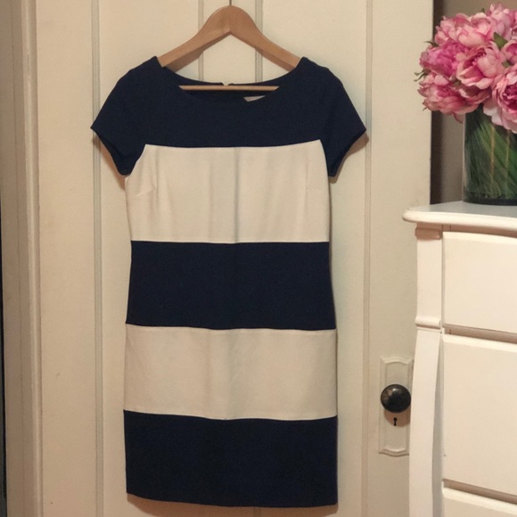Banana Republic Dresses & Skirts - Banana Republic Navy and White Stripe Dress